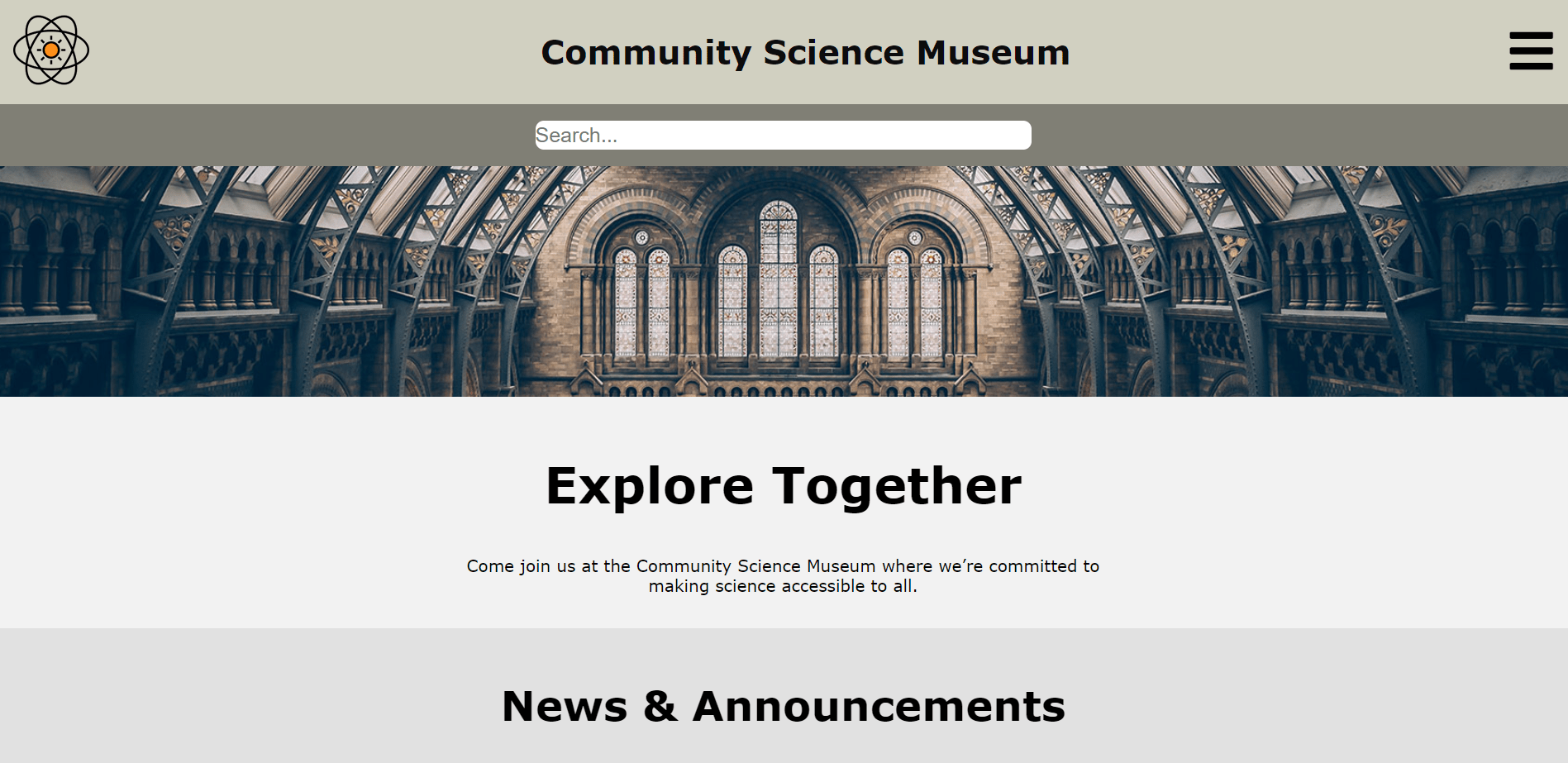 Community Science Museum